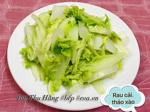 Bữa ăn chiều đơn giản mà ngon cơm