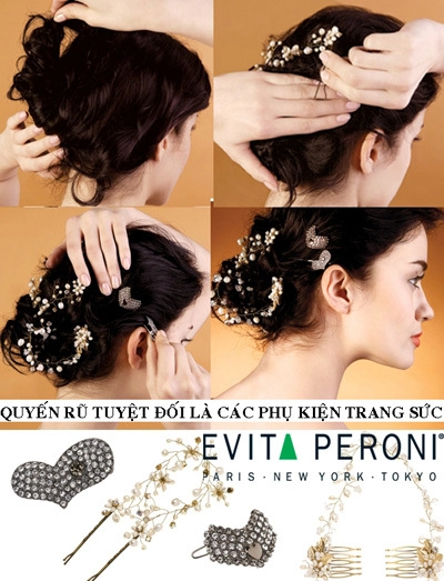 Các kiểu tóc thu đông của evita peroni