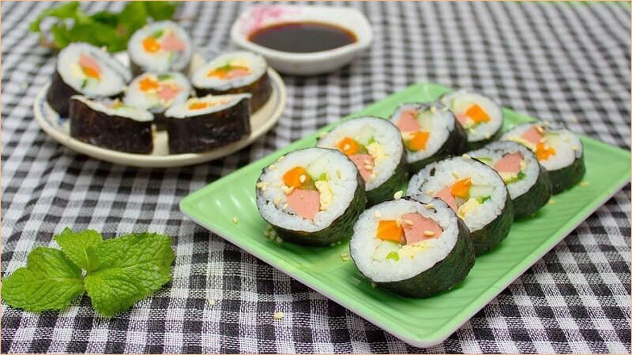 Cách làm kimbap ngon không bị tanh chuẩn vị hàn quốc