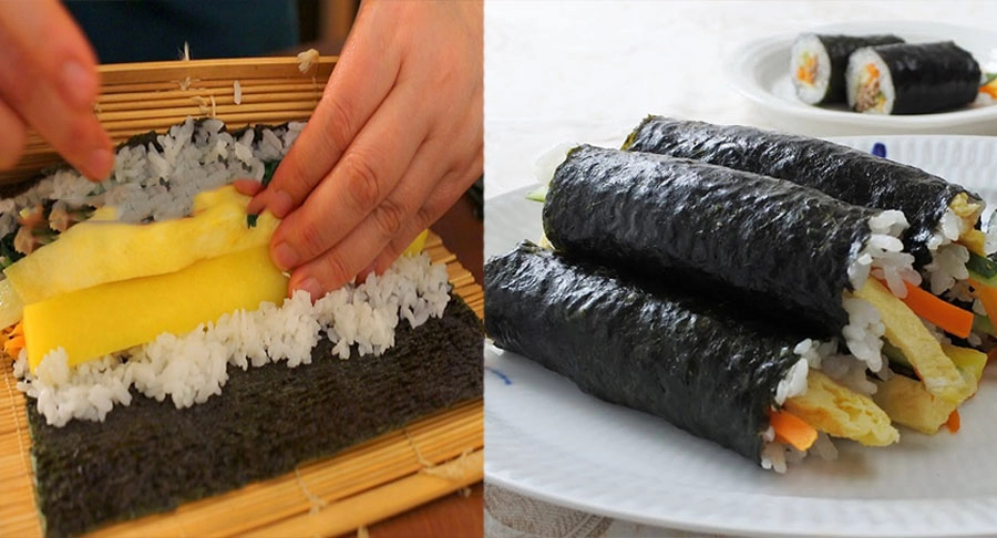 Cách làm kimbap ngon không bị tanh chuẩn vị hàn quốc