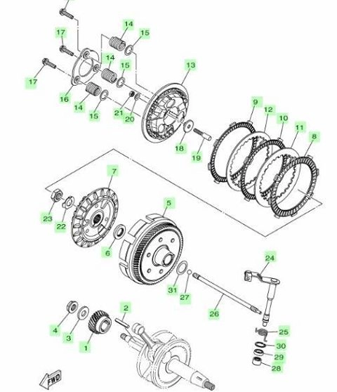 Công nghệ slipper clutch sắp xuất hiện trên exciter 150 tfx 150