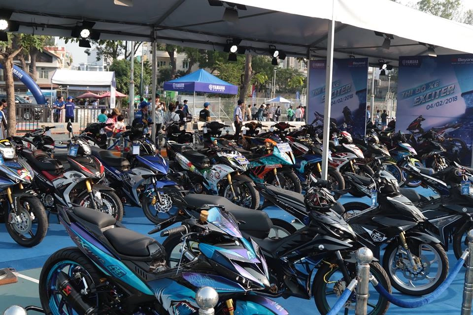 Hàng vạn xe đẹp quy tụ khoe sắc trong ngày hội yamaha gp 2018