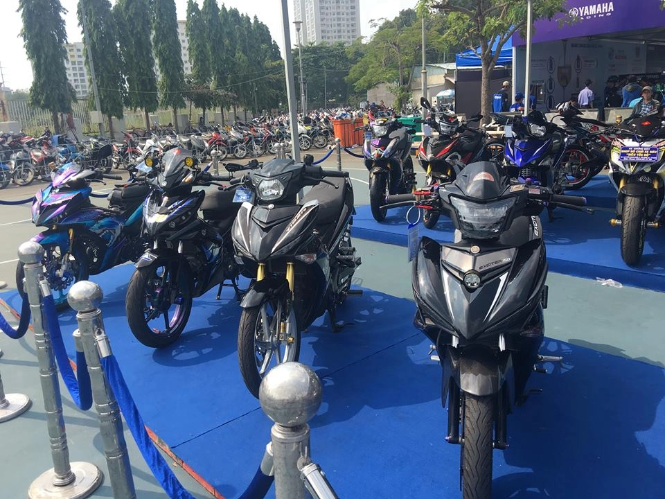 Hàng vạn xe đẹp quy tụ khoe sắc trong ngày hội yamaha gp 2018