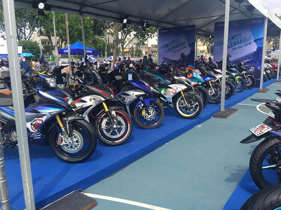 Hàng vạn xe đẹp quy tụ khoe sắc trong ngày hội yamaha gp 2018