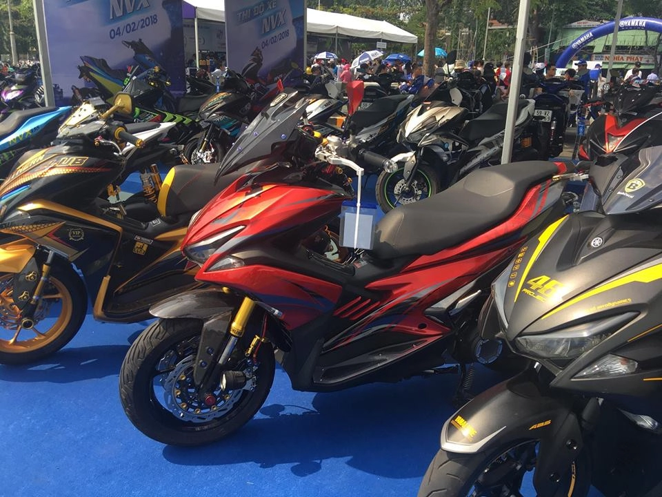 Hàng vạn xe đẹp quy tụ khoe sắc trong ngày hội yamaha gp 2018