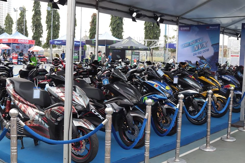 Hàng vạn xe đẹp quy tụ khoe sắc trong ngày hội yamaha gp 2018