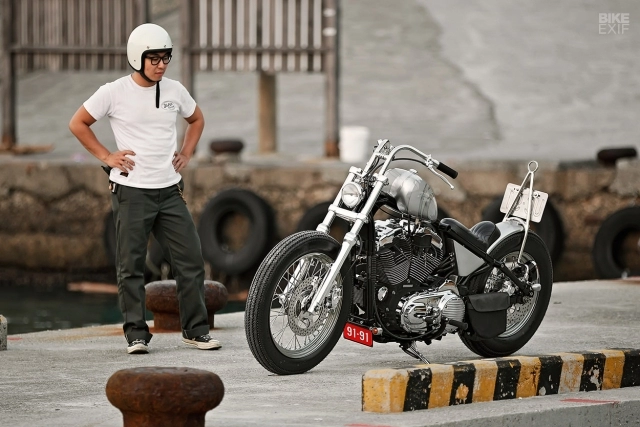 Harley-davidson sportster xl1200 ấn tượng với bản độ bobber grey matter