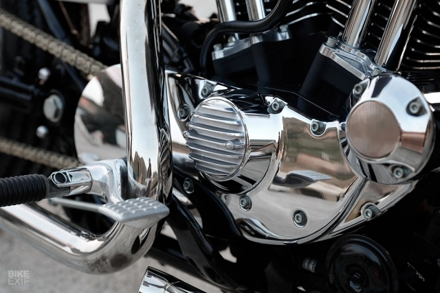 Harley-davidson sportster xl1200 ấn tượng với bản độ bobber grey matter