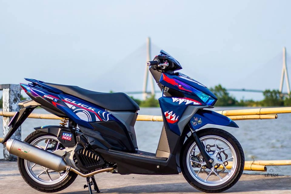 Honda click 125i dọn kiểng chào năm mới