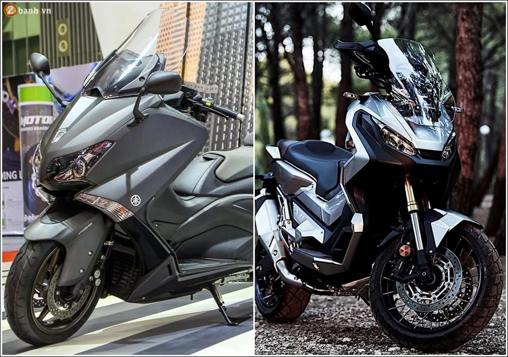 Honda x-dav vs yamaha tmax - bên 8 lạng người nửa cân