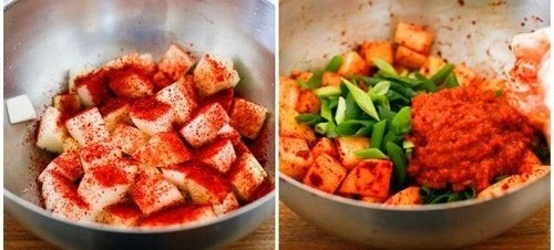 Kim chi củ cải kiểu hàn ngon miễn bàn