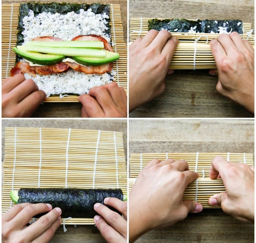 Làm sushi cuộn quả bơ tươi ngon lạ miệng với vài bước đơn giản