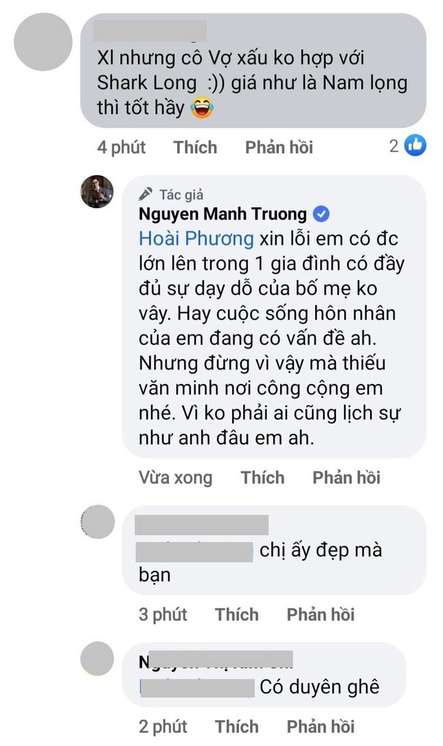 Mạnh trường từng bức xúc vì vợ bị chê kém sắc nay 3 con chào đời toàn trai xinh gái đẹp