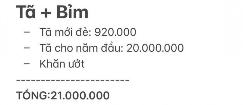 Mẹ bỉm công khai bảng chi phí nuôi con 10 tháng 120 triệu đồng nhiều chị em nói xem xong không dám đẻ