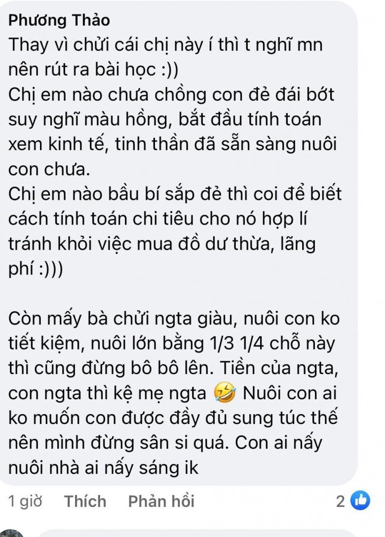 Mẹ bỉm công khai bảng chi phí nuôi con 10 tháng 120 triệu đồng nhiều chị em nói xem xong không dám đẻ