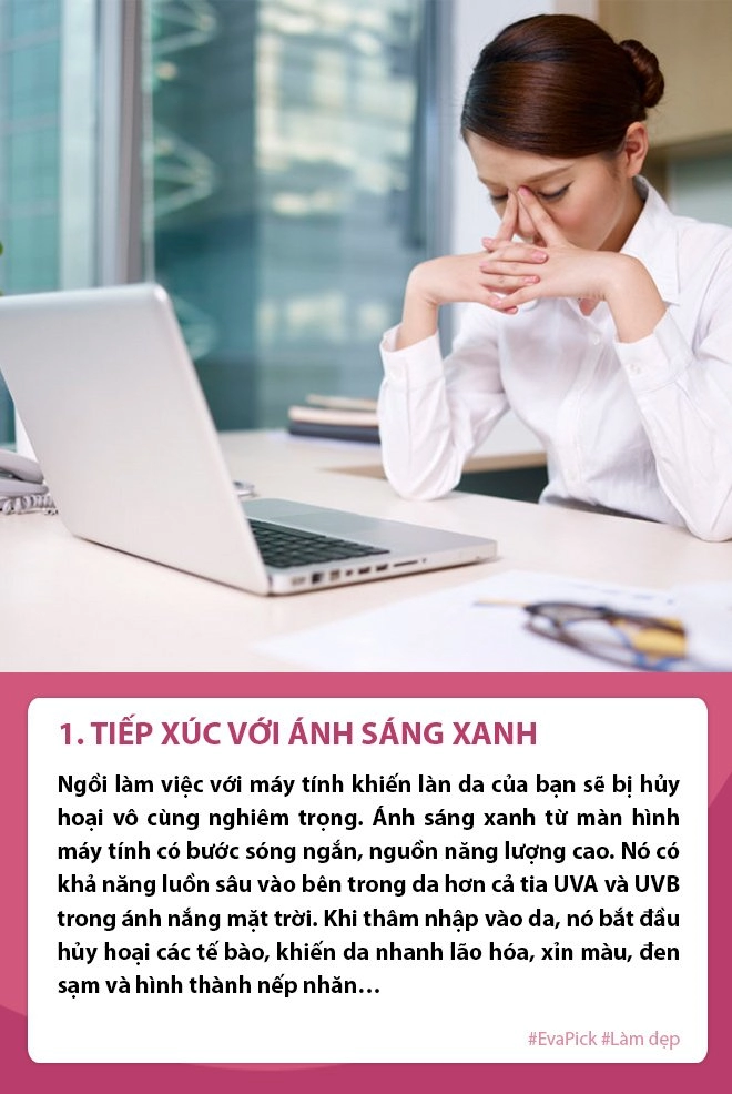 Mới 25 tuổi mà da nhăn nheo như u40 là vì những nguyên nhân này