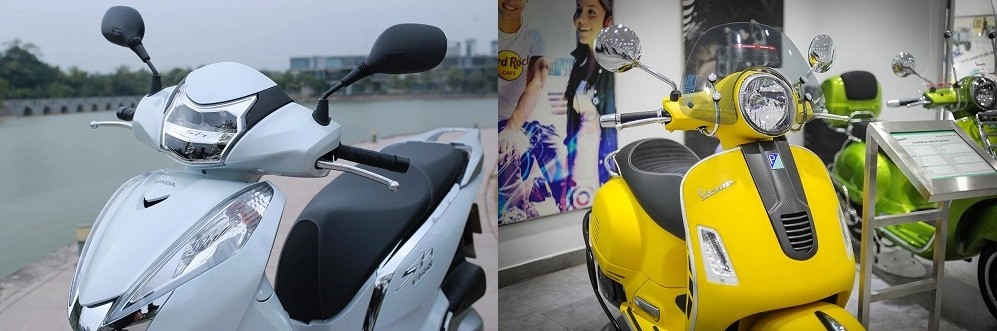 So sánh vespa gts 300 2017 và sh 300i nên lựa chọn mẫu xe ga cao cấp nào