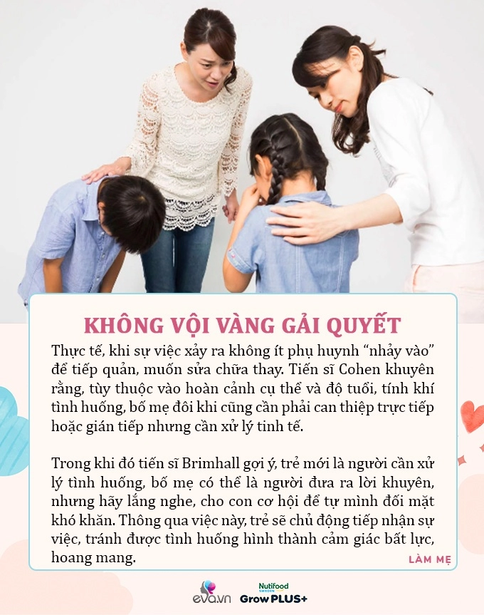 Tiến sĩ tâm lý con đi học bị bạn bè cô lập bố mẹ làm ầm là hỏng bét người tinh tế sẽ xử lý thế này