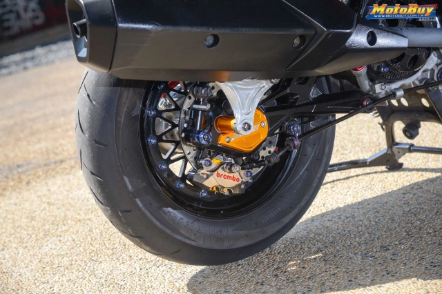 Yamaha bws 125 2018 độ dàn chân độc nhất vũ trụ của biker xứ đài