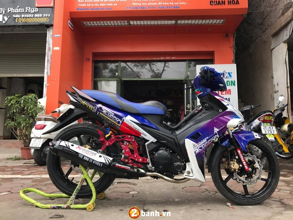 Yamaha exciter 2010 bản độ thân xác nhỏ với dàn chân khổng lồ