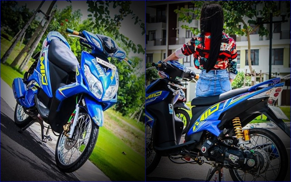 Yamaha luvias độ đôi chân siêu mỏng mang linh hồn thần gió 