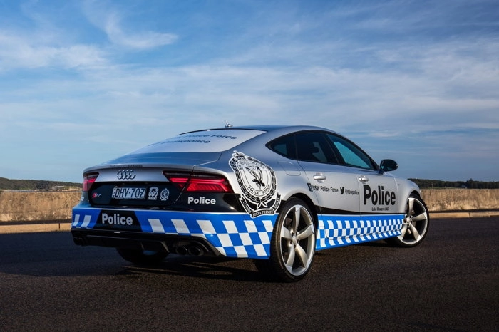 Audi s7 sportback gia nhập lực lượng cảnh sát