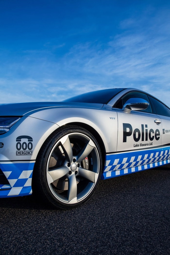 Audi s7 sportback gia nhập lực lượng cảnh sát
