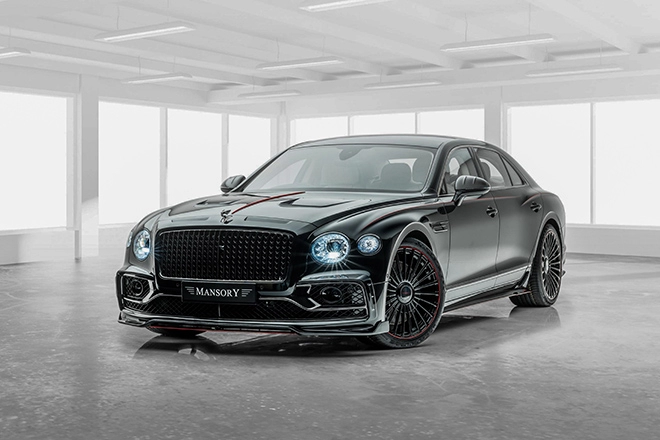 Bentley flying spur lôt xac vơi goi nâng câp cua mansory