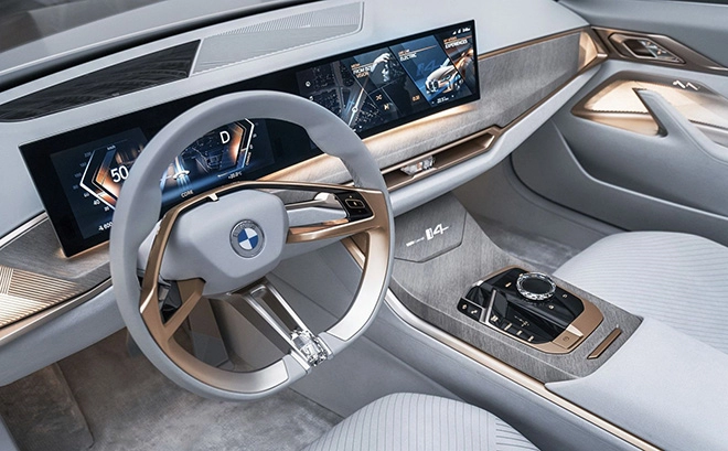 Bmw concept i4 lộ diện hoàn toàn lưới tản nhiệt xấu không chê được