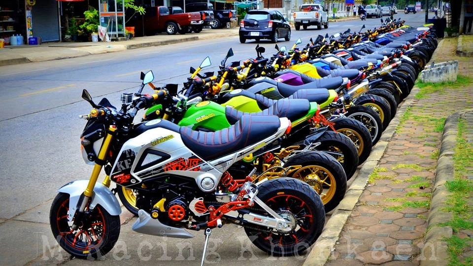 Bộ ảnh binh đoàn msx 125 độ cực đẹp của biker thailand