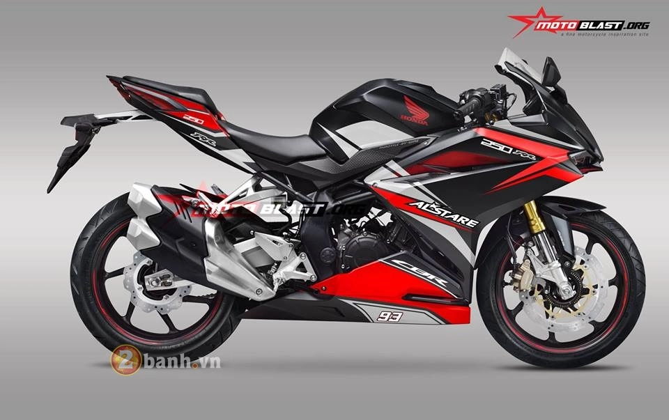 Bộ sưu tập tem đầy phong cách dành cho chiếc honda cbr250rr 2017