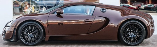  bugatti veyron nâu bóng độc đáo tại dubai 