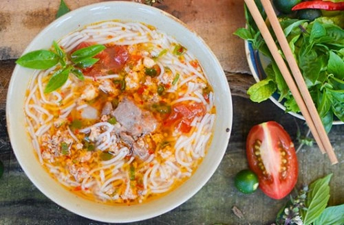 Bún riêu cái răng vào top món ăn ngon phải thử