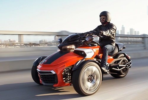  can-am spyder f3 - xế khủng 3 bánh mới lộ diện 