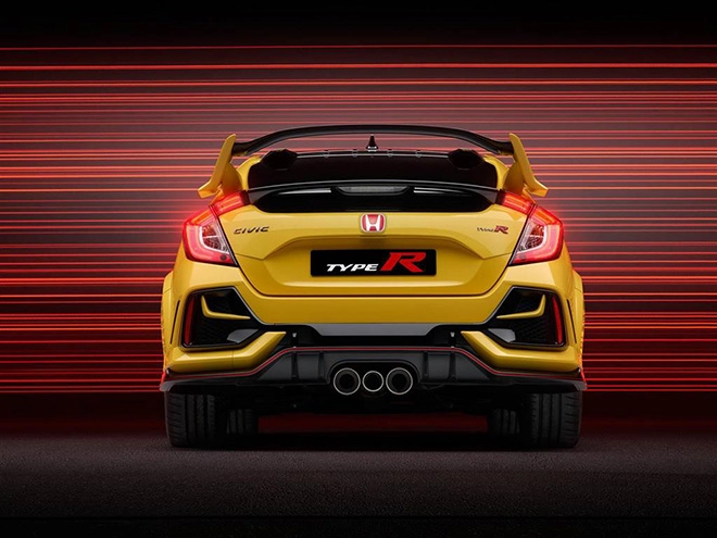 Cận cảnh phiên bản civic type r limited edition chỉ có 700 chiếc