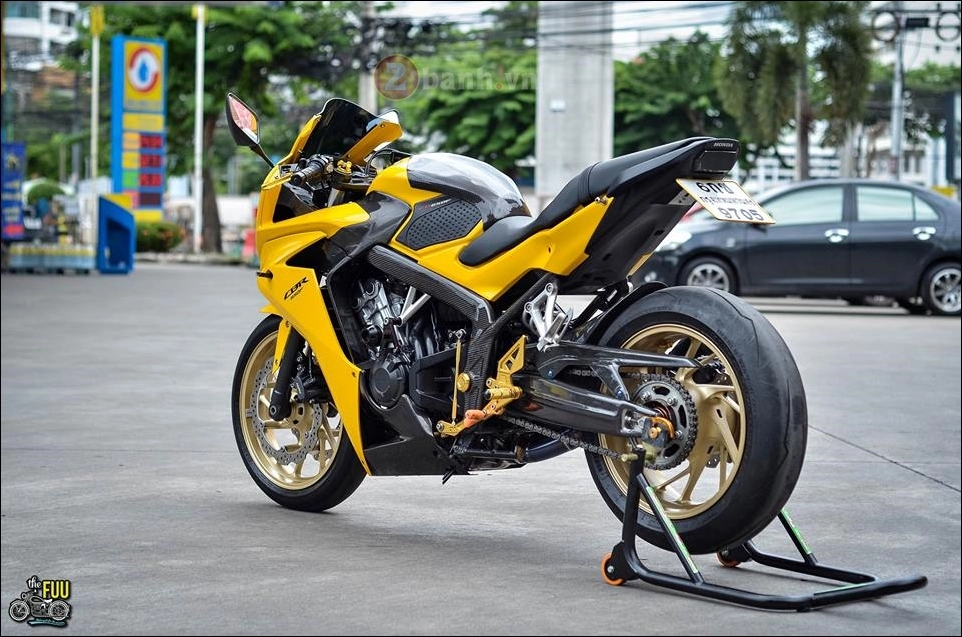 Cbr650f độ trong phiên bản yellow superhero