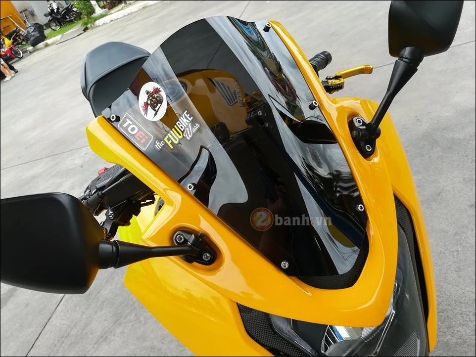 Cbr650f độ trong phiên bản yellow superhero