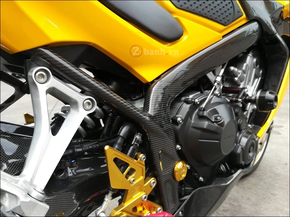 Cbr650f độ trong phiên bản yellow superhero