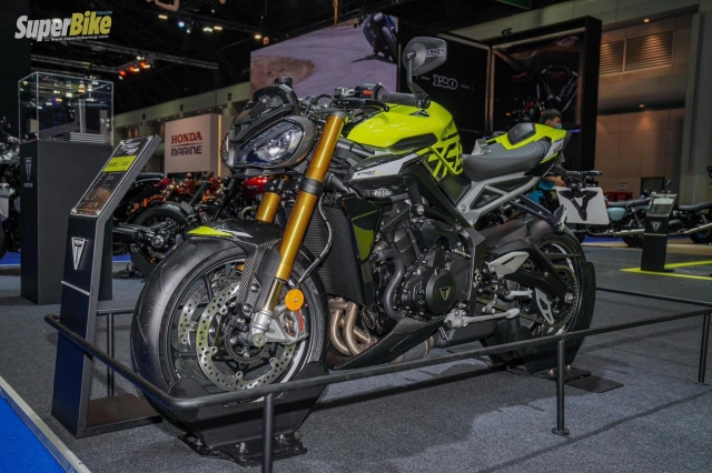 Chi tiết triumph street triple 765 moto2 edition tại bangkok motor show 2023
