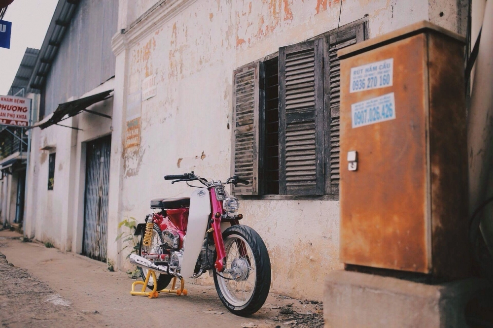 Cub dame được độ lại theo phong cách street cub