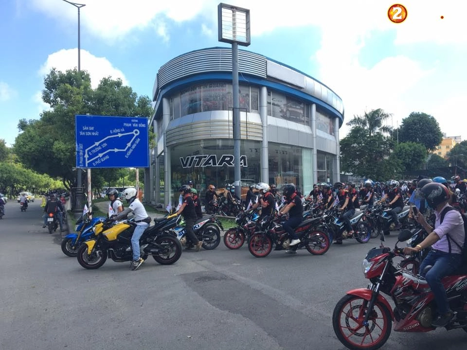 Đại hội suzuki 2017 - hàng trăm biker chạy raider đồng quy tụ