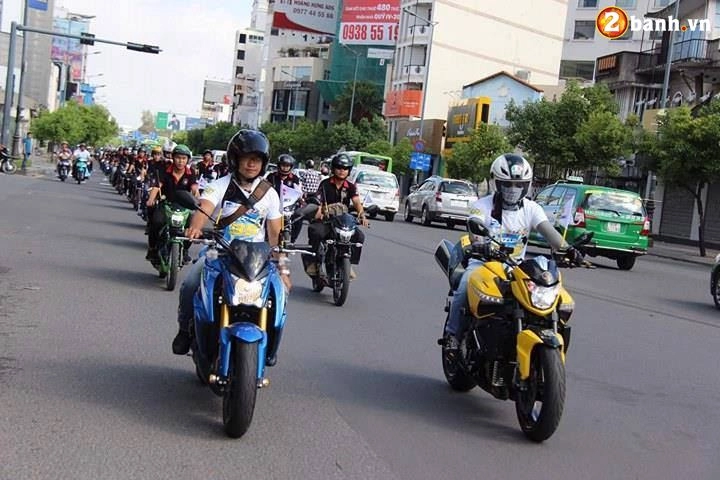 Đại hội suzuki 2017 - hàng trăm biker chạy raider đồng quy tụ