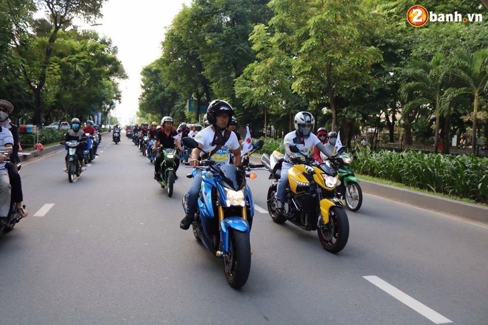 Đại hội suzuki 2017 - hàng trăm biker chạy raider đồng quy tụ