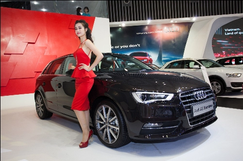  dàn đại sứ thương hiệu audi tại triển lãm ôtô việt nam 2014 