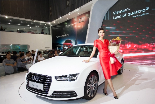  dàn đại sứ thương hiệu audi tại triển lãm ôtô việt nam 2014 