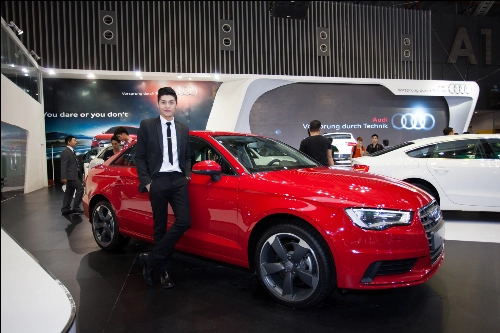  dàn đại sứ thương hiệu audi tại triển lãm ôtô việt nam 2014 