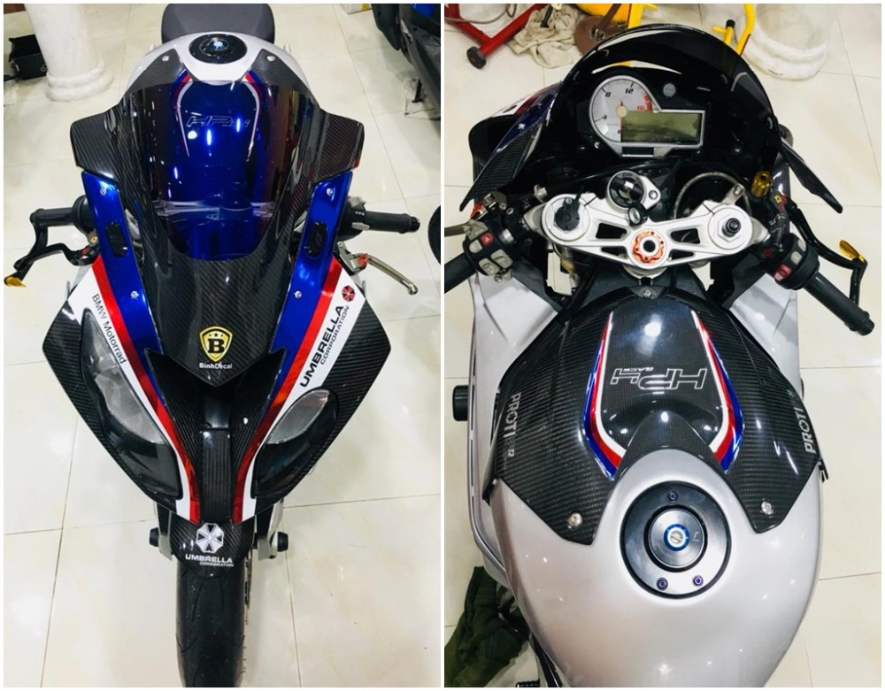 Diện kiến siêu phẩm bmw s1000rr của biker đình đám sài thành