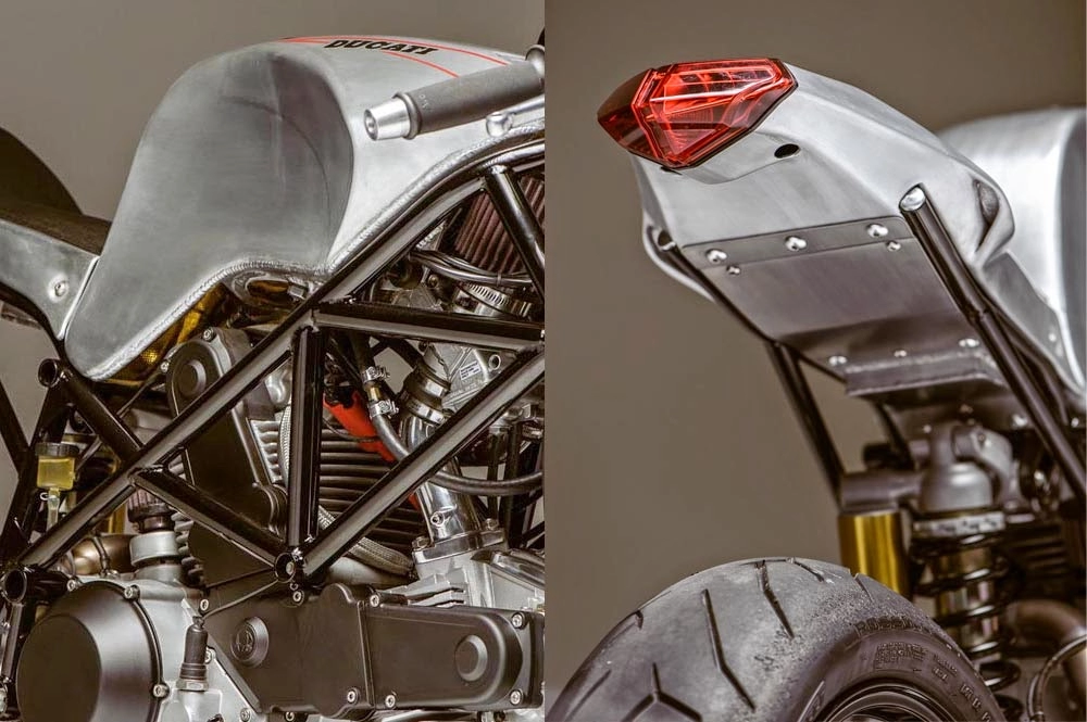 Ducati 900ss bản tùy chỉnh đầy sáng tạo với thân hình nhôm