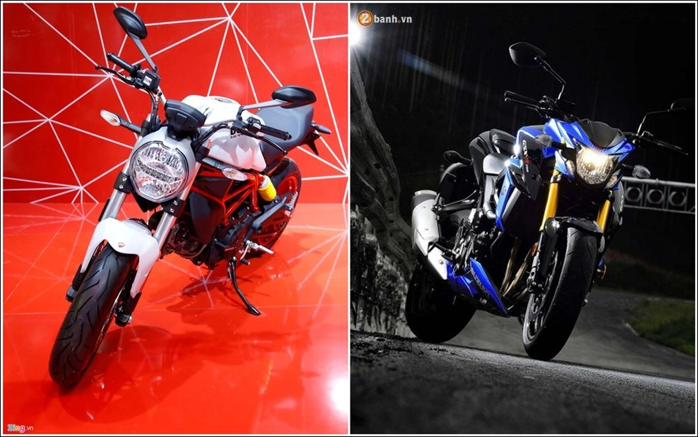 Ducati monster 797 vs suzuki gsx-s750 phân định kẻ thắng người thua phân khúc nakedbike tầm trung