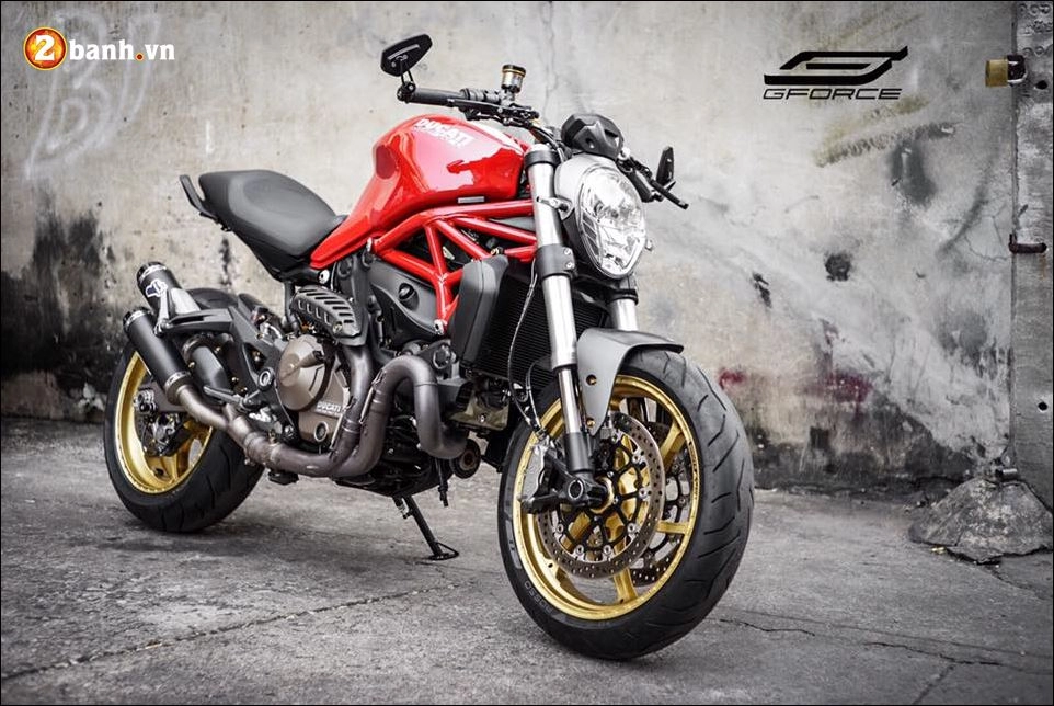 Ducati monster 821 vẻ đẹp hào nhoáng qua body cơ bắp